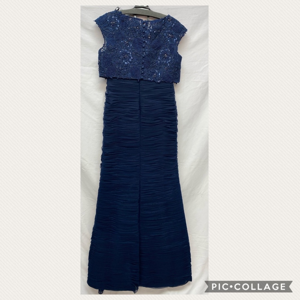 Jovani long two pc dress and top - Picture 3 of 9